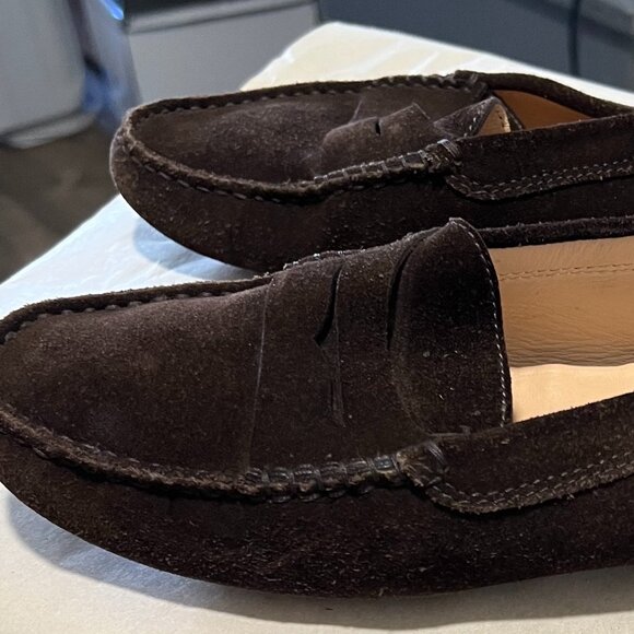 TOD’S Brown Suede Gommino Driving Shoes  Size 39 Made in Italy - Picture 12 of 13